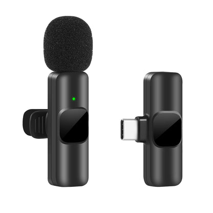 Wireless Lavalier Microphone for iPhone & Android: Portable Mini Mic