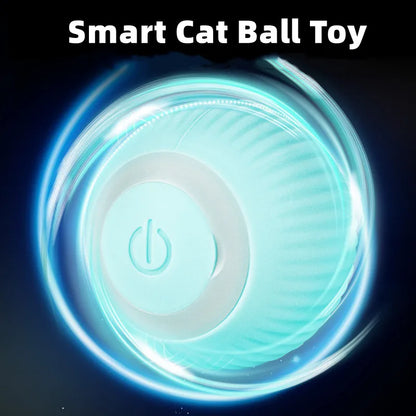 Electric Rolling Cat Ball Toy: Interactive Smart Toy for Indoor Cats, Self-Moving & Training Aid